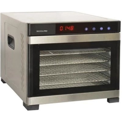 KITCHEN CHEF D&eacute;shydrateur Inox 6 Plateaux Secco6pro