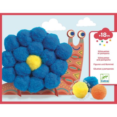 DJECO Design By- Collage Animaux Souples Jeux d'adresse, 39871, Multicolore