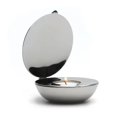 DESIGN HOUSE STOCKHOLM  Bougeoir Shell - nickel
