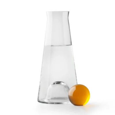 DESIGN HOUSE STOCKHOLM  - Fia Carafe, H 25 cm, transparent / ambre