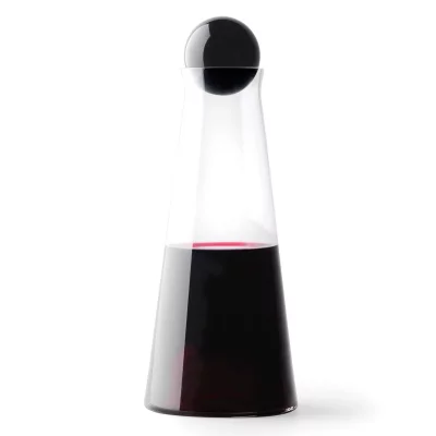 DESIGN HOUSE STOCKHOLM  - Fia Carafe, H 25 cm, transparent / noir