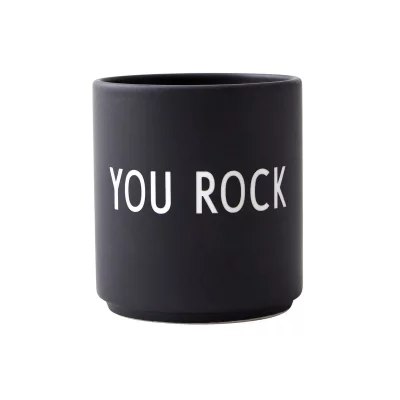 DESIGN LETTERS  - AJ Favourite Tasse en porcelaine, You Rock