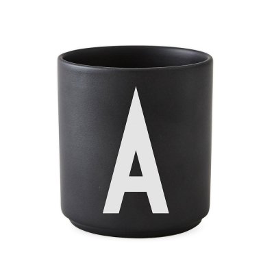 DESIGN LETTERS  Tasse en porcelaine Personal  - A - noir