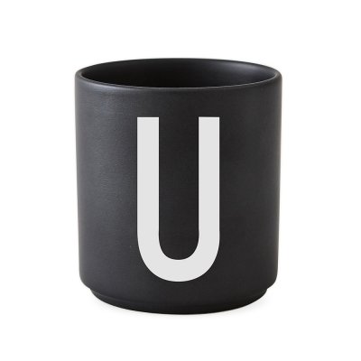DESIGN LETTERS  - Tasse noire  - Noir - U