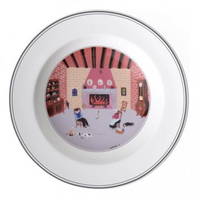 VILLEROY & BOCH Design Naif Assiette creuse Chemin&eacute;e Multicolore 