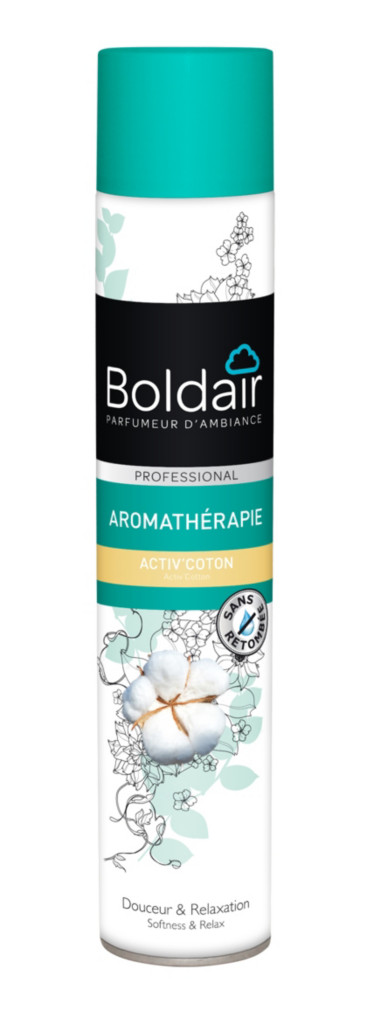BOLDAIR D&eacute;sodorisant aromath&eacute;rapie  - parfum fleurs de coton - 500ml