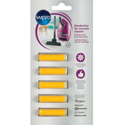 WPRO D&eacute;sodorisant pour aspirateur - Parfum Citronnelle - Lot de 5 b&acirc;tonnets