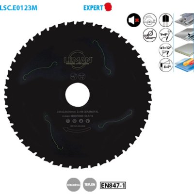LEMAN D&eacute;stock - - Lame Cera-Metal 255x30x48z Metaux