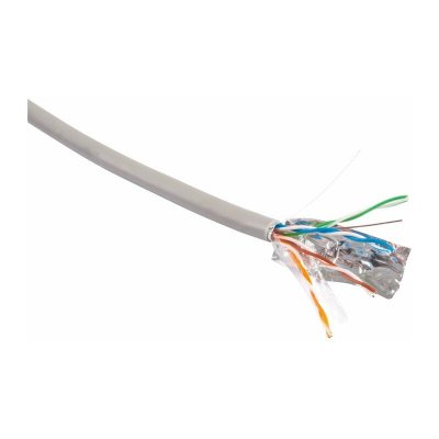 ELECTRALINE D&eacute;stockage - - C&acirc;ble FTP RJ45 gris 4P0,5 mm&sup2; &Oslash; 4,8 mm 25 m