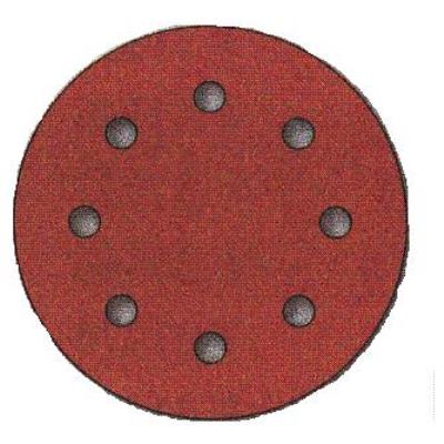 MAKITA D&eacute;stockage  - Disque abrasif 125 mm et 8 trous - Grain : 40