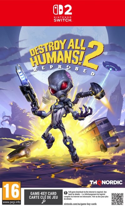 JUST FOR GAMES Destroy All Humans 2 Reprobed - JEU NINTENDO SWITCH 2