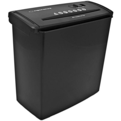ESPERANZA Destructeur De Documents  Blade En101 Avec Panier (Noir)