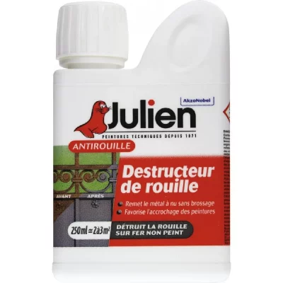 JULIEN Destructeur de rouille ot rouille bidon 250 ml 726532