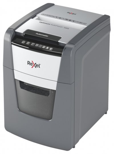 REXEL Destructeur  optimum auto+ 100x - coupe crois&eacute;e - 