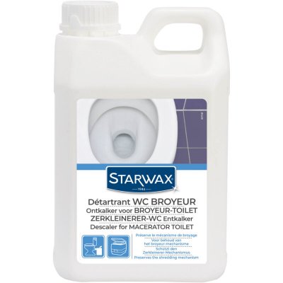 STARWAX D&eacute;tartrant broyeur wc et canalisation  2L