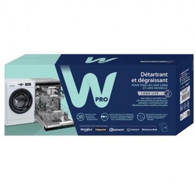 WPRO D&eacute;tartrant /d&eacute;graissant 12 sachets - Lave-linge -  (18290)