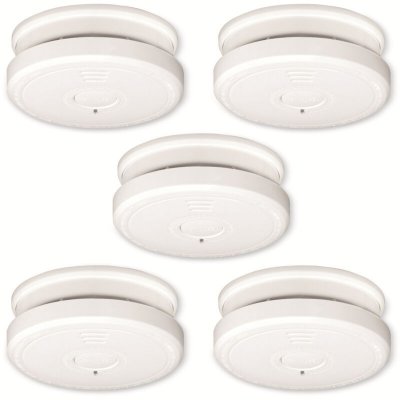 ALECTO D&eacute;tecteur de fum&eacute;e, pack de 5  SA20 5X Blanc