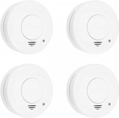 SMARTWARES D&eacute;tecteur de fum&eacute;e  10.100.41 jeu de 4 &agrave; pile(s)