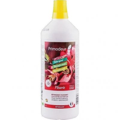 PRIMODEUR D&eacute;tergent d&eacute;sinfectant surodorant 3D - fleurie - 1 L