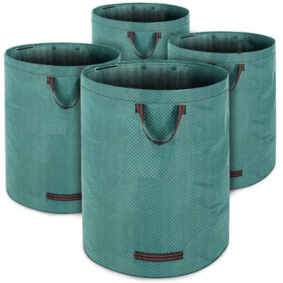 DEUBA    Lot de 4 sacs de jardin - 280 litres, charge max. 50kg   Poign&eacute;es ergonomiques