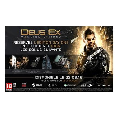 Deus Ex Mankind Divided Edition Steelbook PS4
