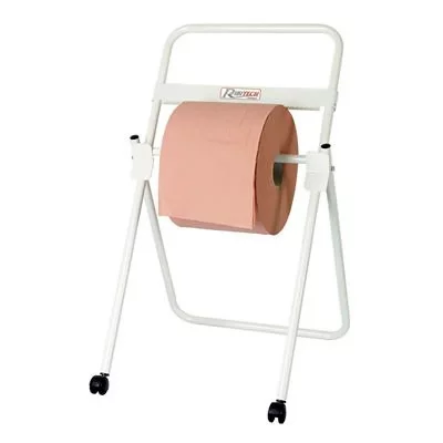 RIBIMEX D&eacute;vidoir papier sur tr&eacute;pied avec roues
