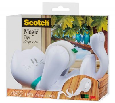 SCOTCH Devidoir &reg; Chat + 1 Rouleau Magic&trade; 19mm X 89m