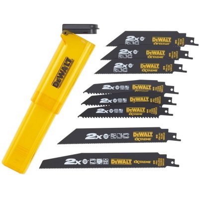 DEWALT  DT2443L-QZ Lames pour Scie Sabres, Coffret de 8
