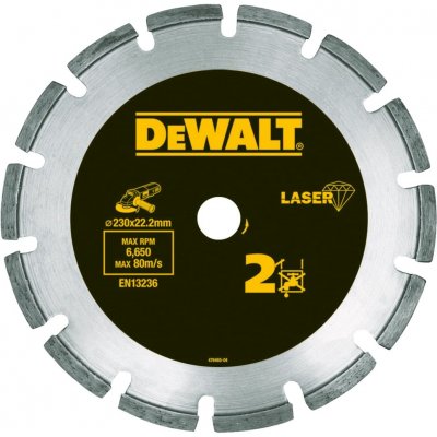 DEWALT  DT3773-XJ Lame pour scie Laser HP2, Argent, 230mm