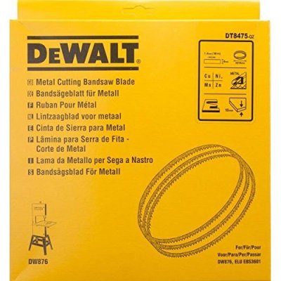 DEWALT  DT8475 2215 mm x 6 mm x 18 TPI Lame de scie &agrave; ruban