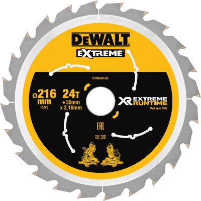 DEWALT  DT99568-QZ lame de scie circulaire 21,6 cm 1 pi&egrave;ce(s)
