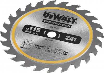 DEWALT  Lame de scie circulaire 115/9,5mm - DT20420-QZ