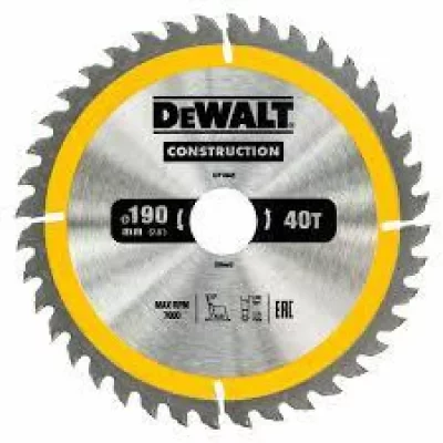 DEWALT  Lame de scie circulaire, 190/30 mm, 40 dents - DT1945-QZ