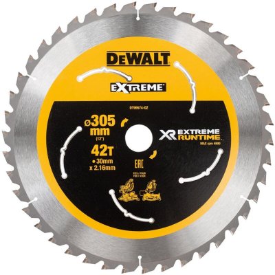 DEWALT  - Lame de scie sabre DT99574 &oslash; 305 x 30 mm avec 42 dents
