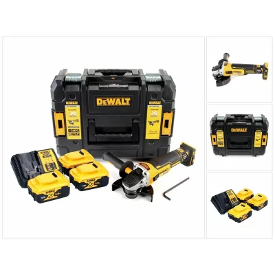 DEWALT  - Meuleuse 18V xr &Oslash;125 mm (3x5,0 Ah) en coffret tstak DCG405P3