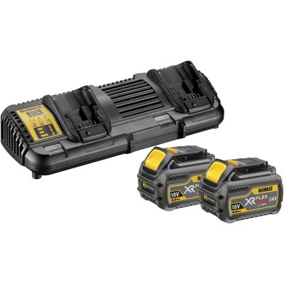 DEWALT  Pack 2 batteries XR FLEXVOLT 54V 2Ah + DCB132 - DCB132T2