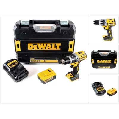 DEWALT  - Perceuse &agrave; percussion 18V xr (1x4,0 Ah) en tstak DCD796M1