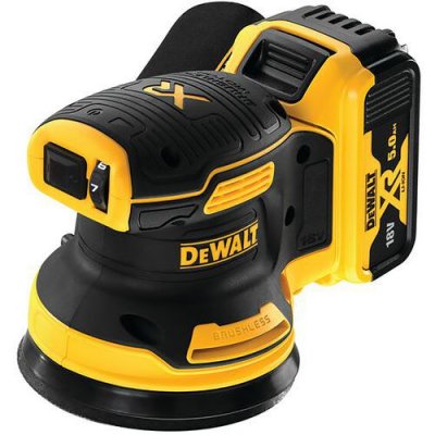 DEWALT  Ponceuse Excentrique XR 18V 5Ah Li-ion BL 125 mm, DCW210P2-QW