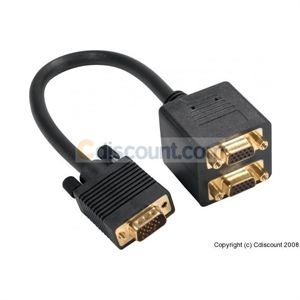 GENERIQUE Dexlan C&acirc;ble pour &eacute;cran haute r&eacute;solution 1/2 VGA M/F