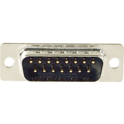 MANUTAN Dexlan Connecteur &agrave; souder DB15 M