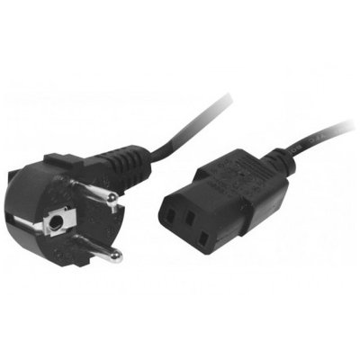 DEXLAN  Cordon &eacute;lectrique secteur standard 0.6 m Noir