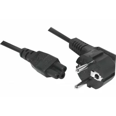 DEXLAN  Cordon &eacute;lectrique secteur tripolaire pour PC 1.8 m Noir