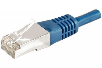 DEXLAN  Cordon Patch Rj45 F/Utp Cat 6A Bleu - 0,50 M
