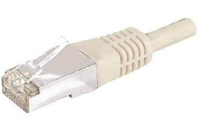 DEXLAN  Cordon Patch Rj45 F/Utp Cat 6A Gris - 0,50 M