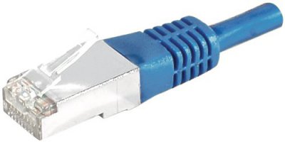 DEXLAN  Cordon Patch Rj45 S/Ftp Cat 6A Bleu - 5 M