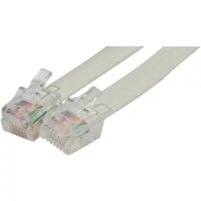 EXC Dexlan Cordon RJ12 6 conducteurs pour Telephonie 7 m