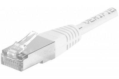 DEXLAN  Cordon RJ45 CAT 6A S/FTP blanc - 25 m