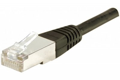 DEXLAN  Cordon RJ45 CAT 6A S/FTP noir - 15 m