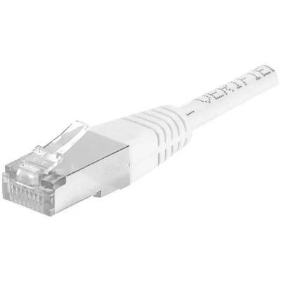 DEXLAN  Cordon RJ45 cat&eacute;gorie 6A F/UTP blanc - 7,5 m