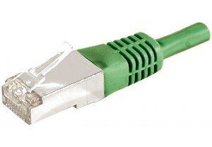 DEXLAN  Cordon RJ45 cat&eacute;gorie 6A F/UTP vert - 15 m